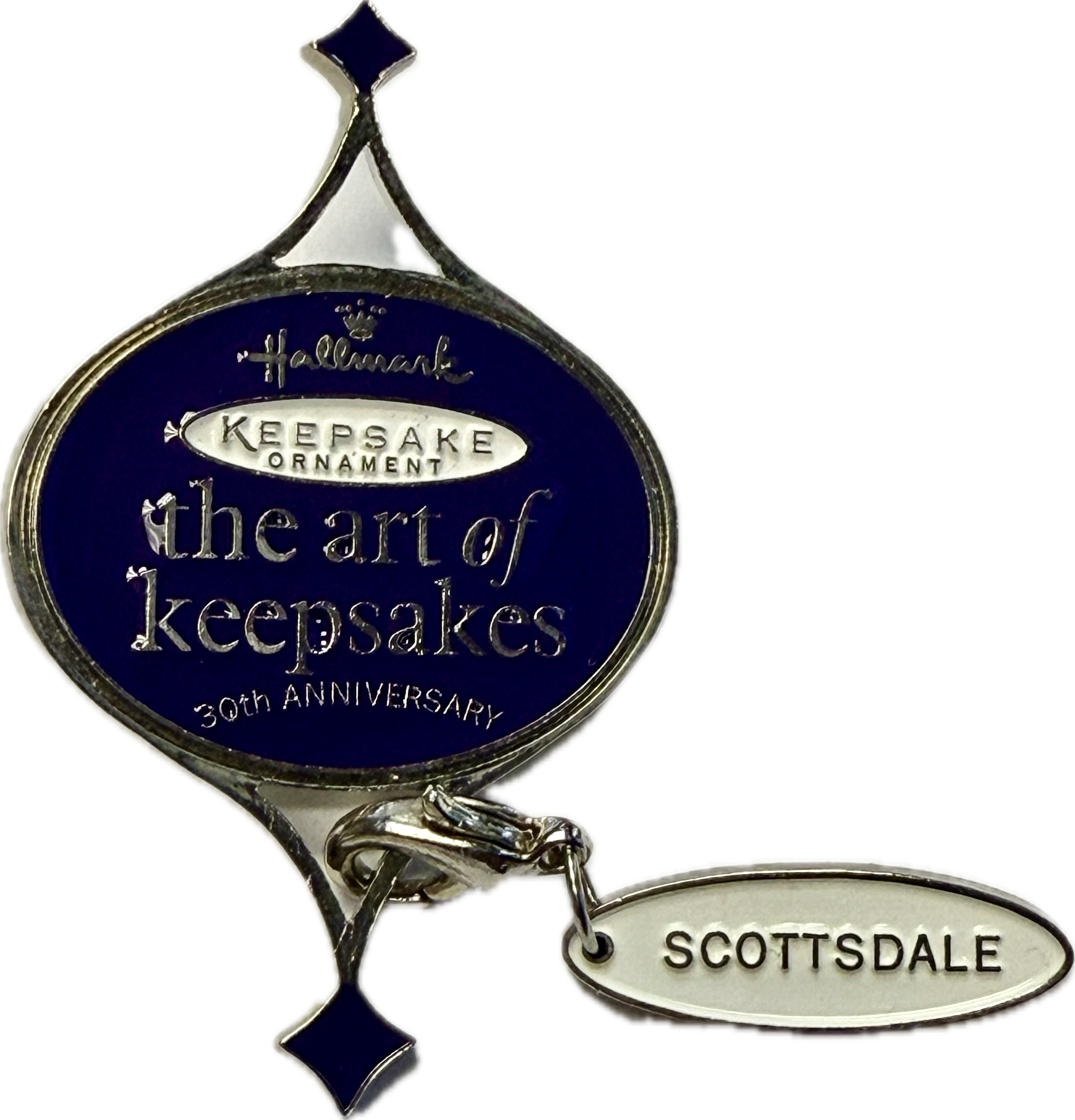 2003 The Art of Keepsakes 30th Anniversary - Hallmark Keepsake Club SCOTTSVILLE Event Lapel Pin 